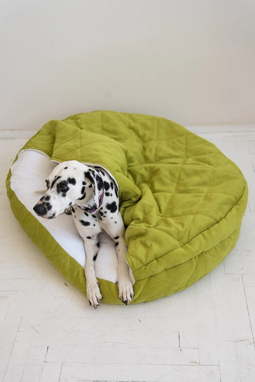 Hooded Dog Bed: Super Soft Burrow Pet Cave, Washable