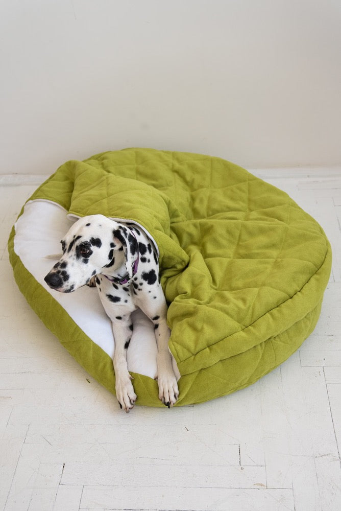 Large Hooded Dog Bed | Cozy Washable Dog Cave for Big Dogs