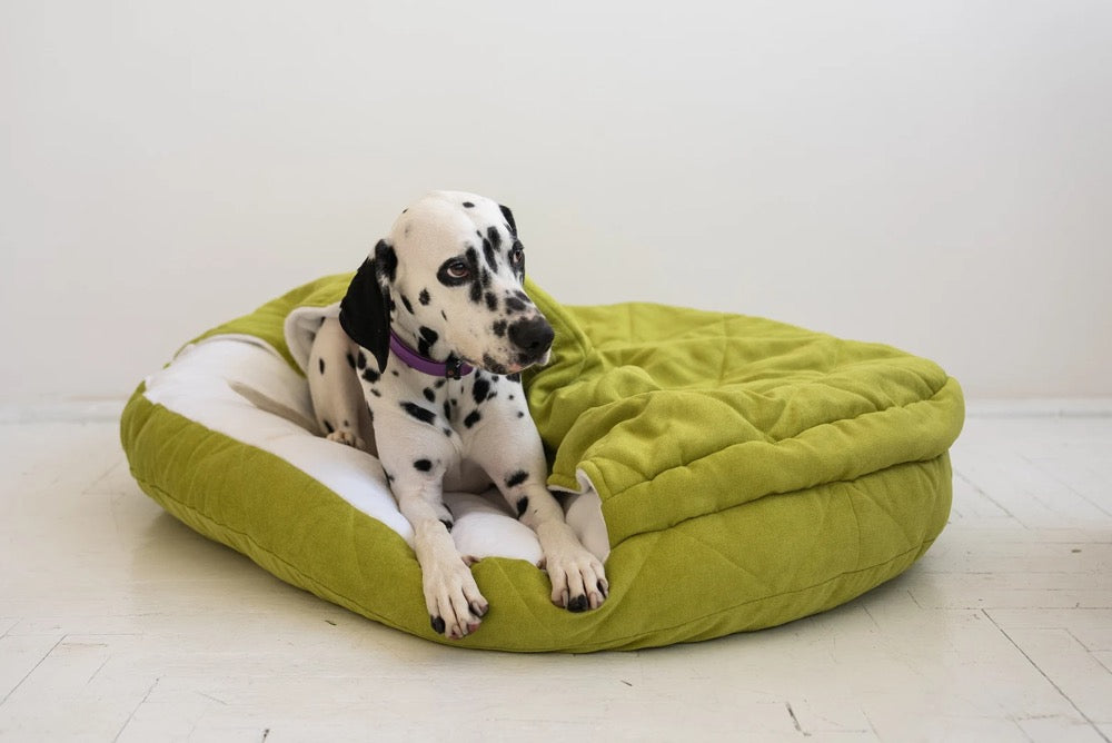 Hooded Dog Bed: Super Soft Burrow Pet Cave, Washable
